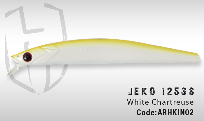 Herakles Jeko 125 SS mm. 125 gr. 16,8 colore WHITE CHARTREUSE